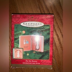 pat the bunny keepsake ornament